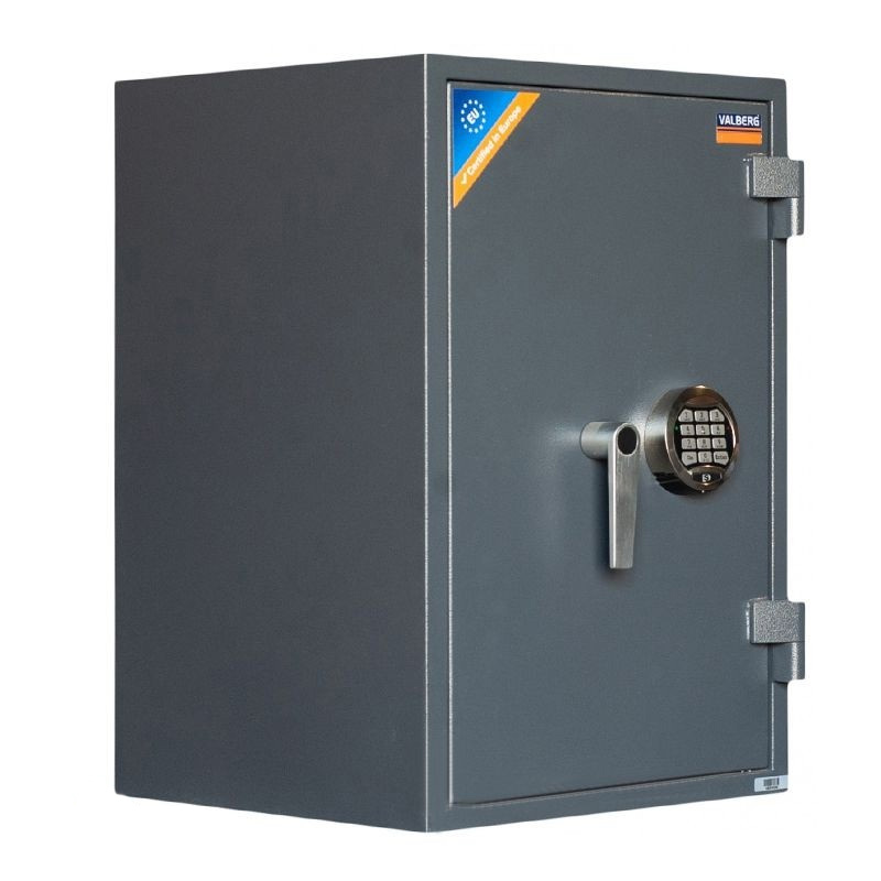 Сейф огневзломостойкий (655*440*430мм.) элек/код. замок, 1 полка, кас/ячейка 2 класс., графит Valberg - фото 2