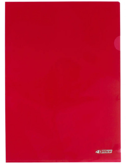 Папка-уголок глянцевая, 120мкм., ассорт. 4Office - фото 7