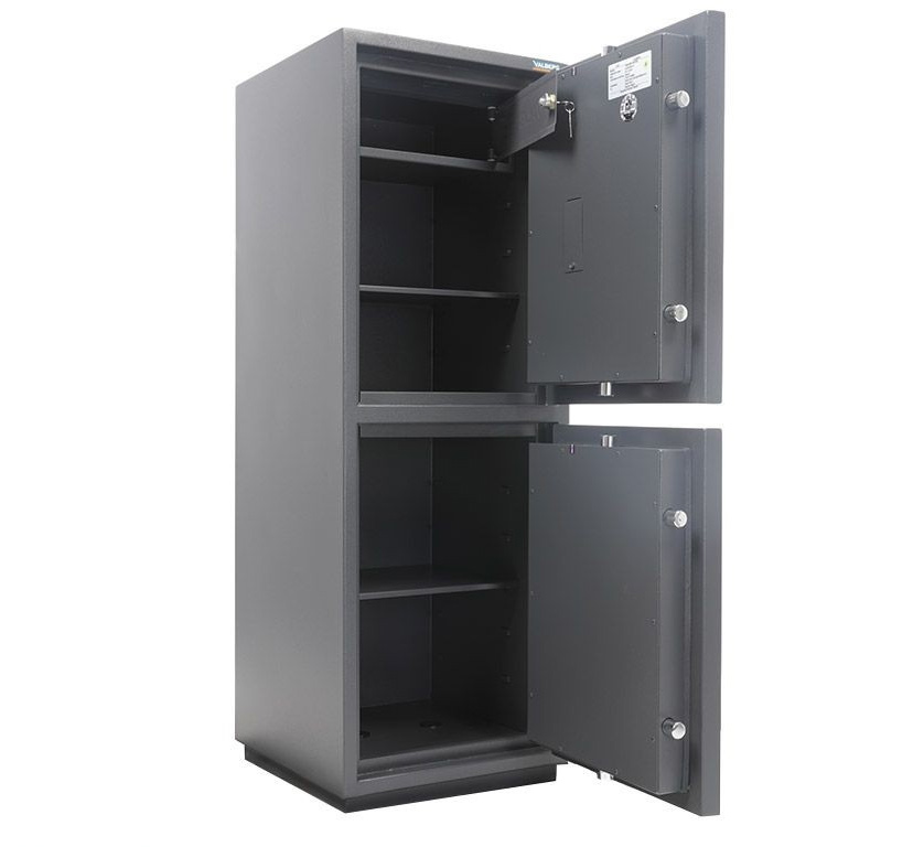 Сейф взломостойкий (1230*440*430мм.) элек/код. + ключевой замок, 2 полки, 1 класс, Кварцит 120T/2 EL Valberg - фото 2