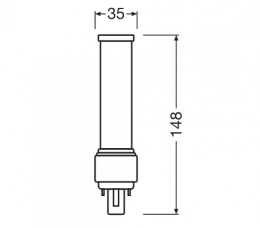 Світлодіодна лампа LED OSRAM Dulux G24d-2, 7W, 770Lm, 4000К OSRAM — фото 3