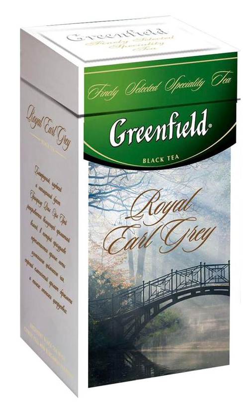 Чай черный ароматизированный Royal Earl Grey, 125г., жестяная банка Greenfield - фото 1