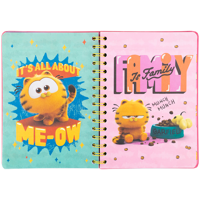 Щоденник на спіралі, тверда обкладинка, Garfield (GF25-438) Kite — фото 10