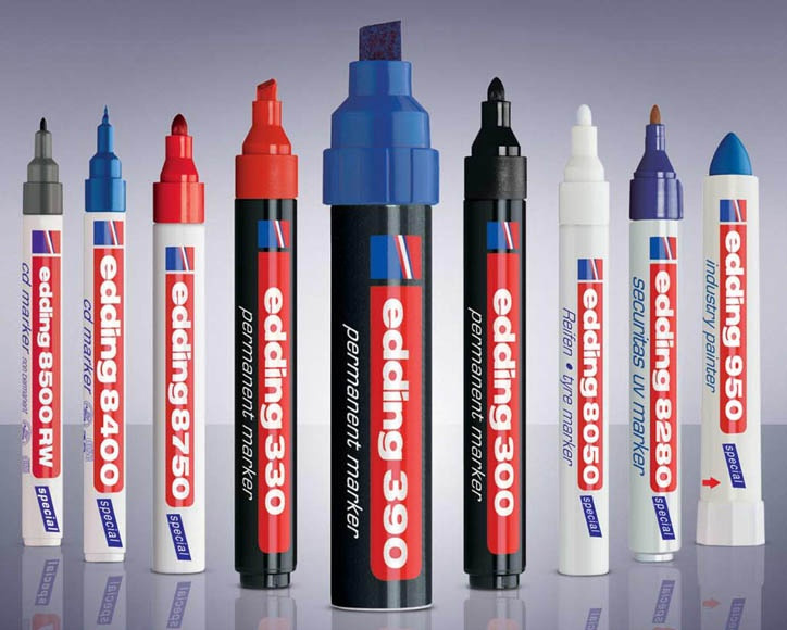 Маркер лакирующий PAINT 8750, круглое острие 2-4мм., черн. Edding - фото 6