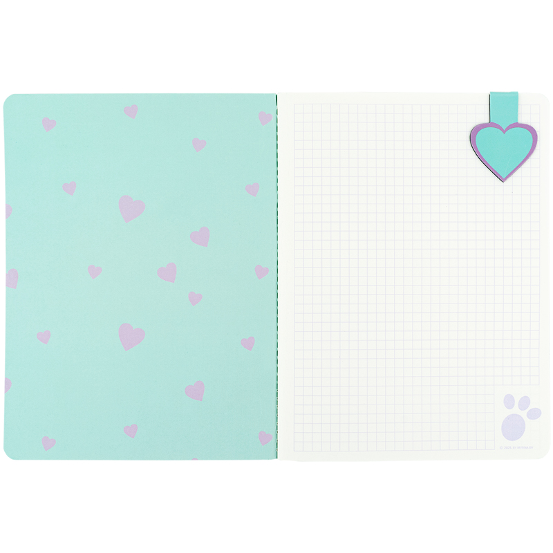 Блокнот з магнітною закладкою, А5, 60 арк., кл., Studio Pets (SP25-192) Kite — фото 6