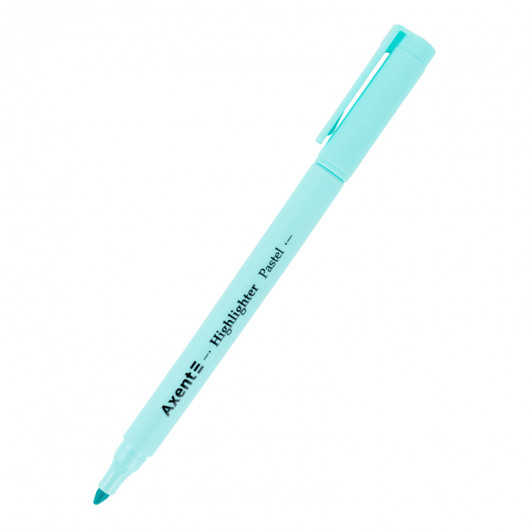 Маркер текстовый Highlighter Pastel 2533-A, 2-4 мм клиноп., бирюзовый Axent - фото 3
