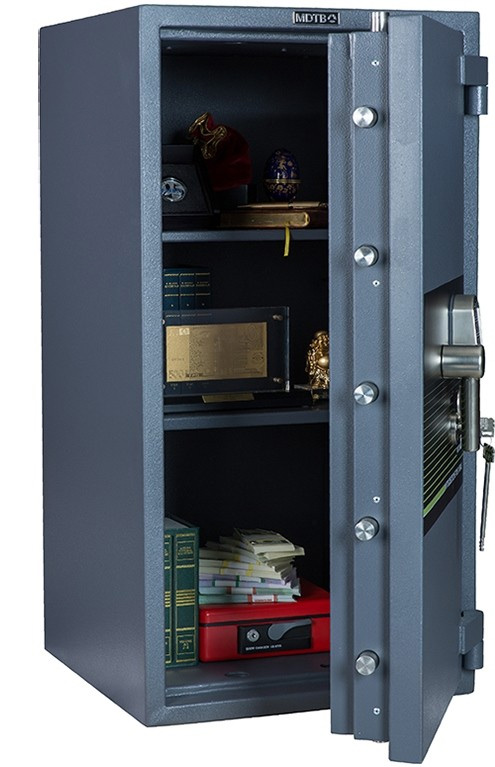 Сейф взломостойкий (1320*680*510мм.) элек/код. + ключевой замок, 2 полки, 3 класс, Fort-M 1368.EК, т MDTB - фото 1