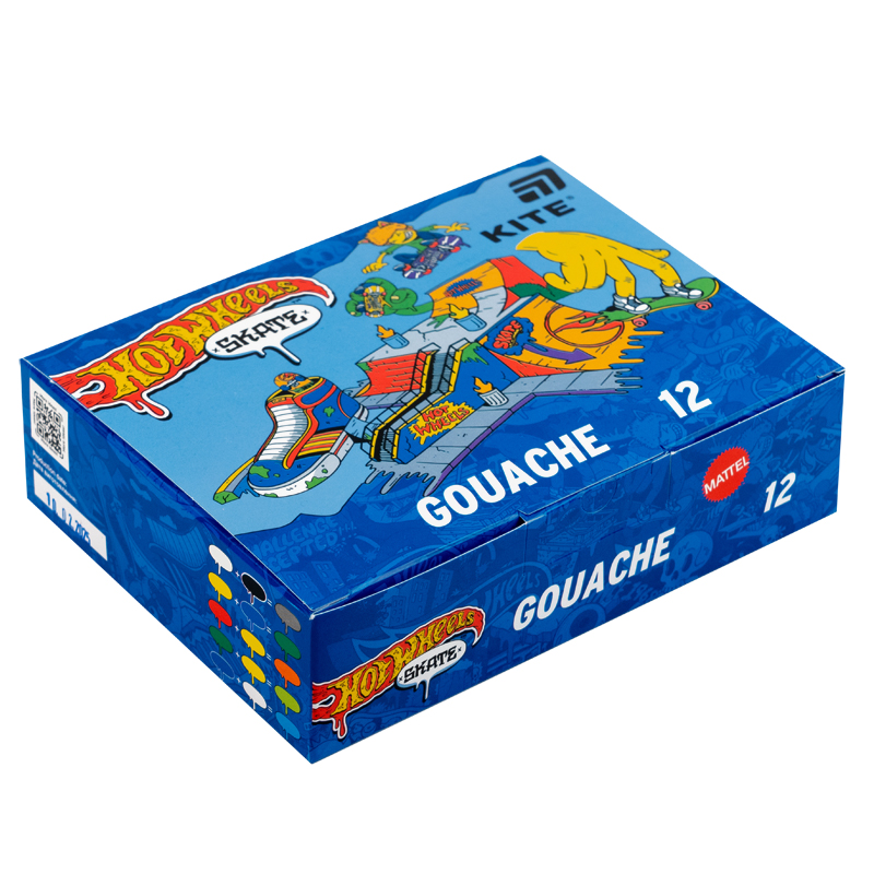 Гуаш, 12 кол., 20 мл Hot Wheels (HW25-063) Kite — фото 4