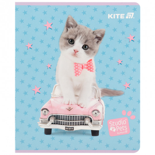 Тетрадь 24 лист., кл., софт тач + УФ лак, Studio Pets (SP25-238) Kite - фото 23
