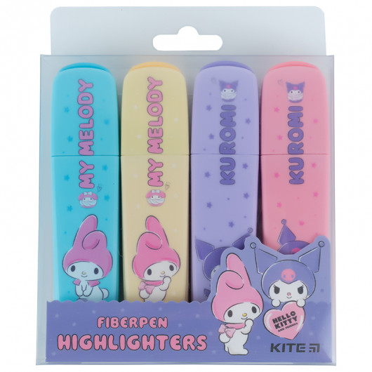 Маркер Highlighter, набор из 4х цветов, Hello Kitty Kite - фото 6
