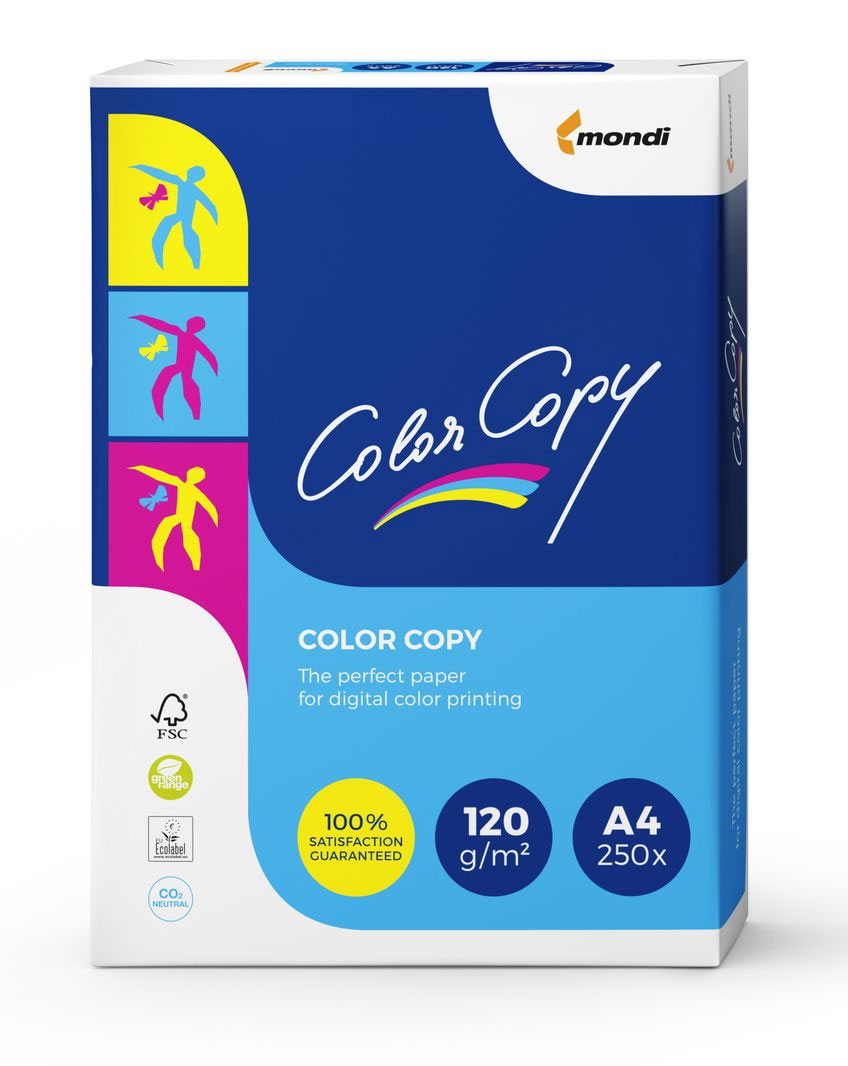 Бумага Color Copy A4, 120гр./м2., 250листов Mondi - фото 2