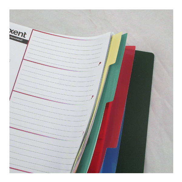 Розділювач пластиковий, кольоровий 5 розділів (5 кольорів) Axent - фото 2