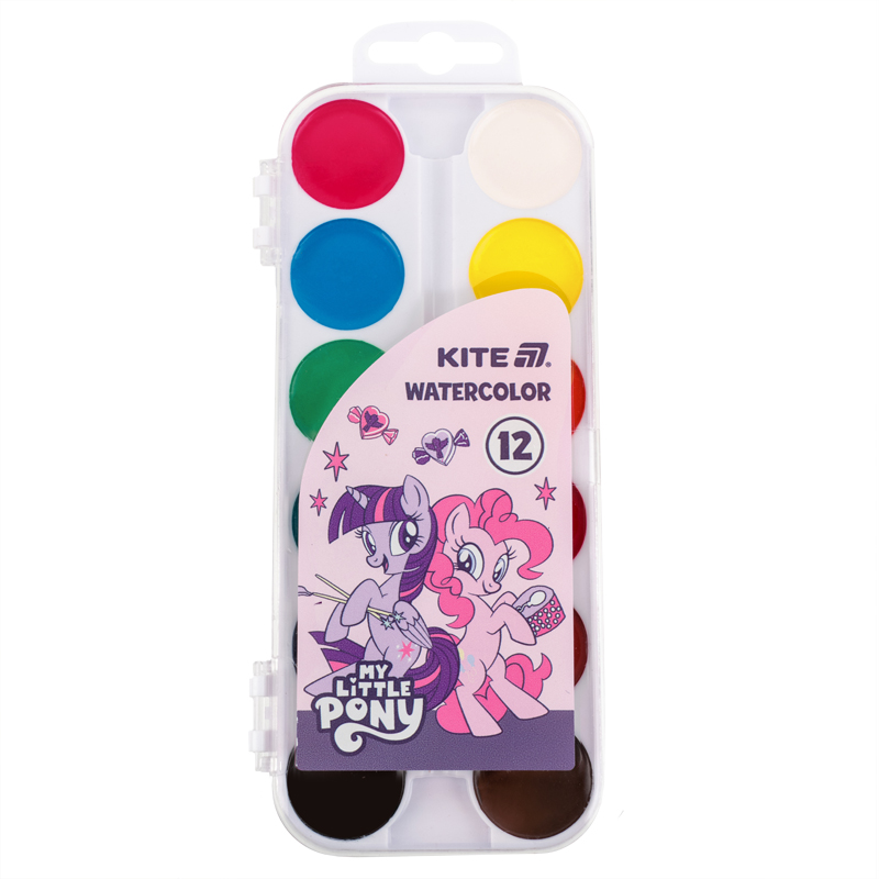 Краски акварельные, 12 цв. Little Pony (LP25-061) Kite - фото 4