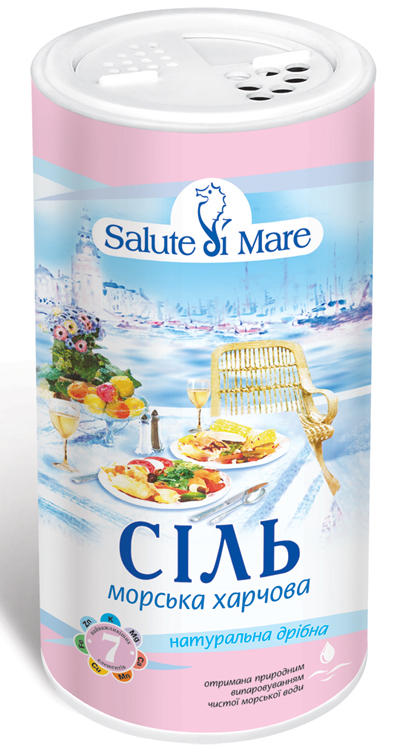 Сіль морська 0,35кг., пластик. упак. Salute di mare - фото 1