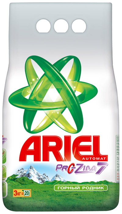 Стиральный порошок для автоматической стирки, 3кг., Eco Pack ассорт. ARIEL - фото 1