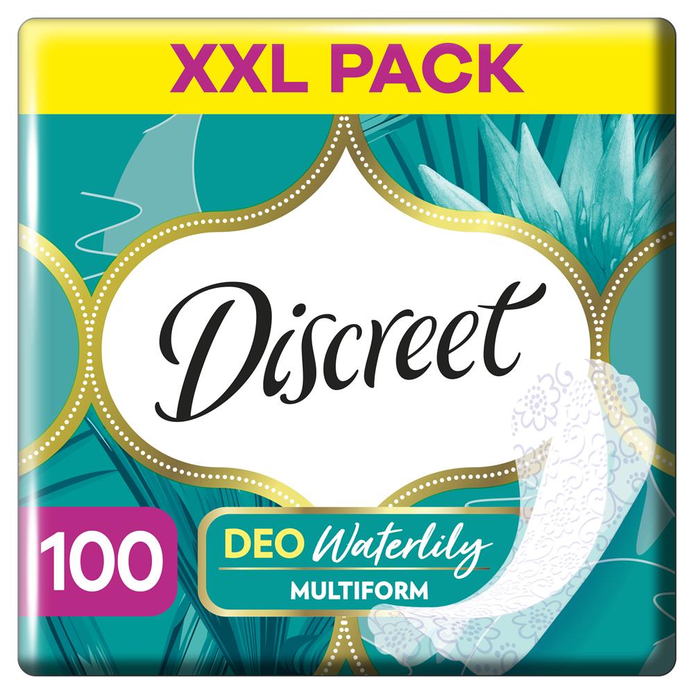 Прокладки щоденні гігієнічні Deo Water Lily Multiform, 100шт./уп. DISCREET — фото 1