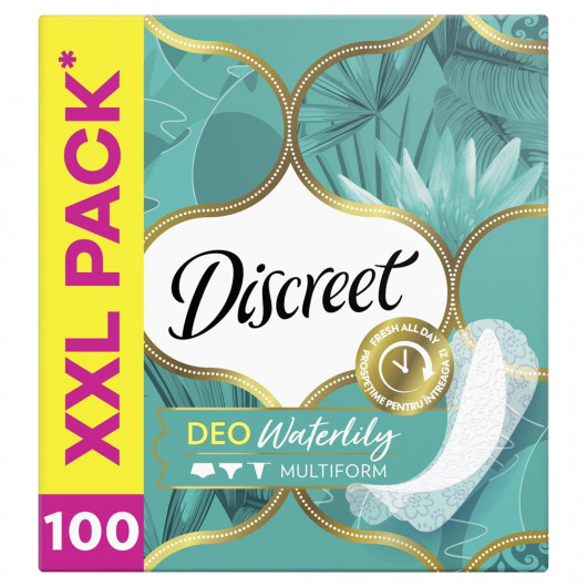 Прокладки щоденні гігієнічні Deo Water Lily Multiform, 100шт./уп. DISCREET — фото 2