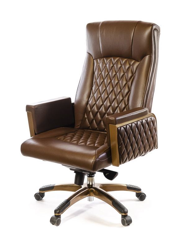 Кресло для руководителя Ридо CH SR, коричн. АКЛАС - фото 3