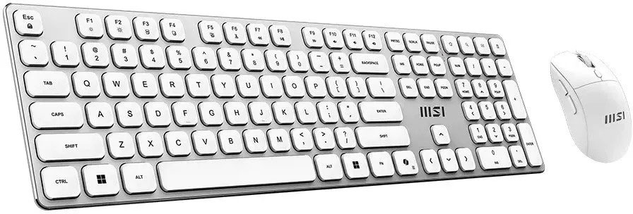 Набор беспроводной клавиатура + мышь FORGE K210 W COMBO WHITE UA, 2,4ГГц., укр./анг., бел. MSI - фото 2