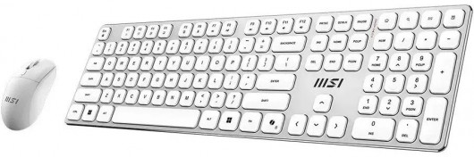 Набор беспроводной клавиатура + мышь FORGE K210 W COMBO WHITE UA, 2,4ГГц., укр./анг., бел. MSI - фото 3