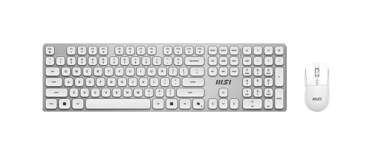 Набор беспроводной клавиатура + мышь FORGE K210 W COMBO WHITE UA, 2,4ГГц., укр./анг., бел. MSI - фото 7