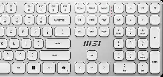 Набор беспроводной клавиатура + мышь FORGE K210 W COMBO WHITE UA, 2,4ГГц., укр./анг., бел. MSI - фото 8