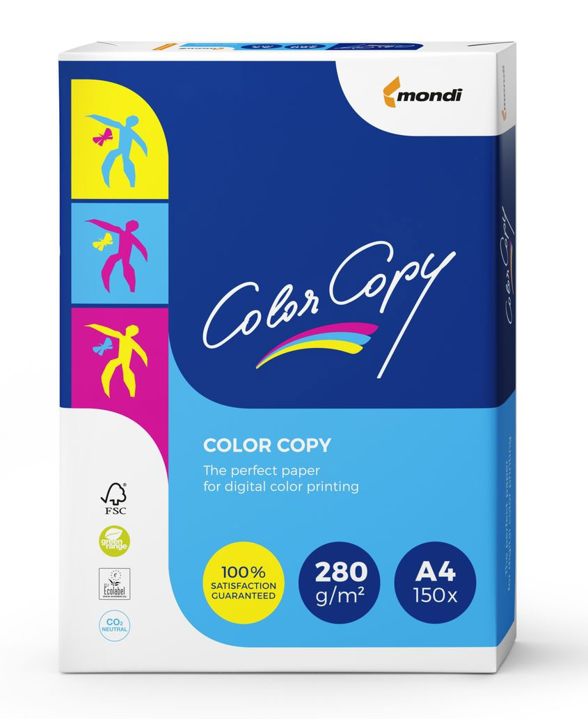 Бумага Color Copy A4, 280гр./м2., 150листов Mondi - фото 3