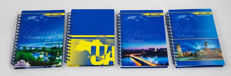 Зошит на спіралі А6, 96арк., клітинка, 