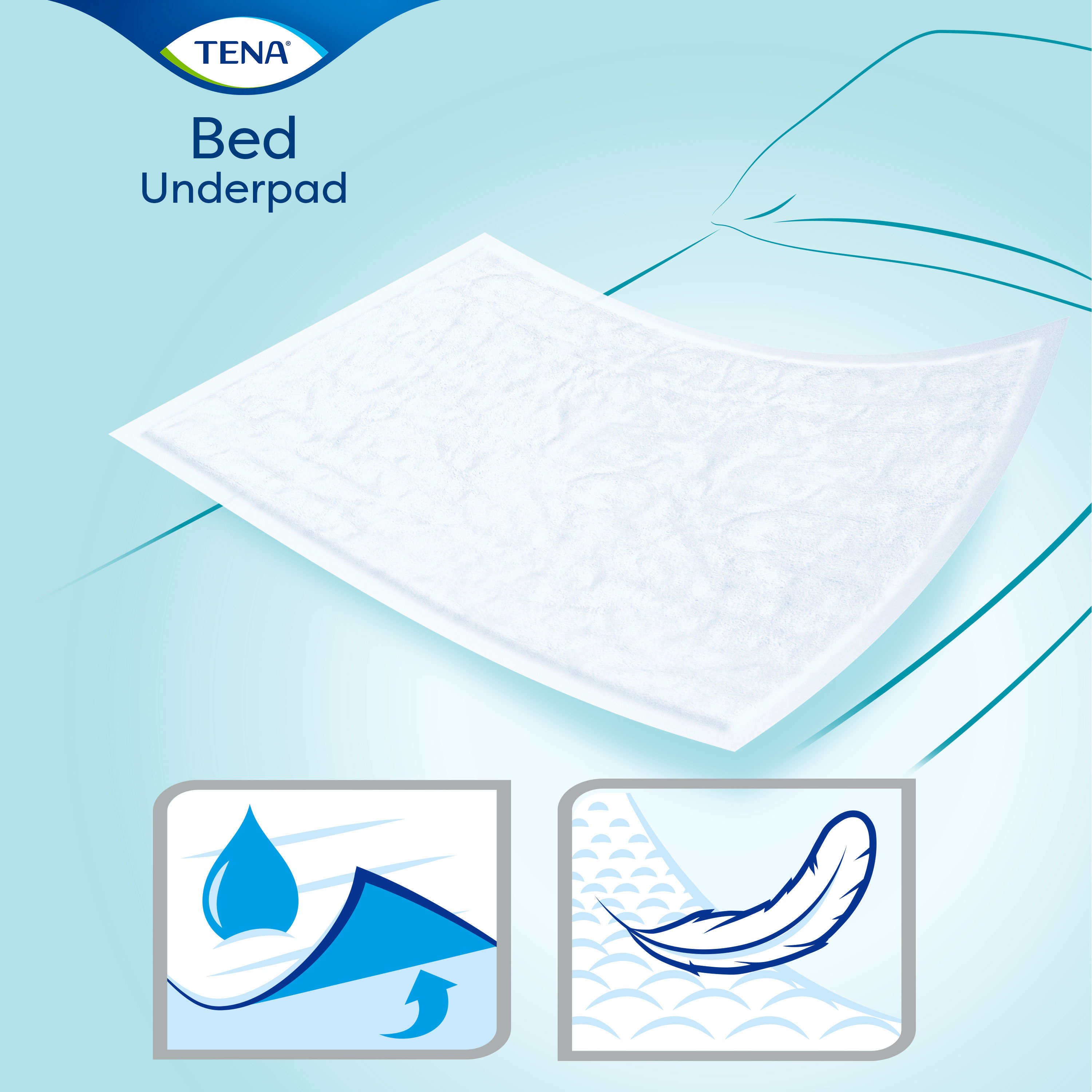 Пелюшки вологопоглинаючі TENA Normal, 60*60см., 30шт/уп. (7322540525427) TENA — фото 4