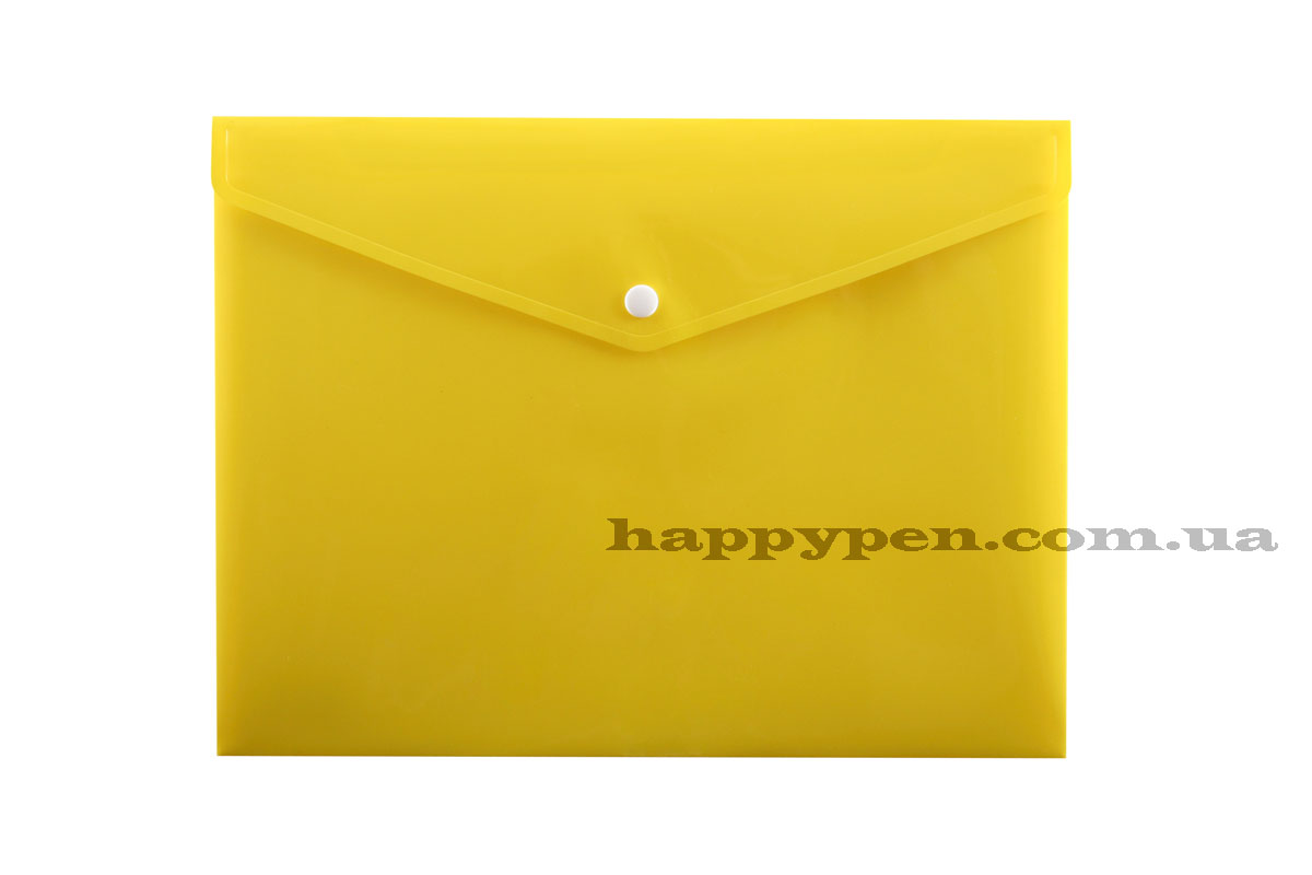 Папка-конверт на кнопці А4 (320*240мм), PP-113, товщина 200мкм., фіолет. Penmate - фото 2