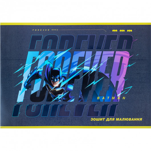 Тетрадь для рисования, 24л., скоба, гибр. лак + УФ лак, «DC Comics» Kite - фото 12