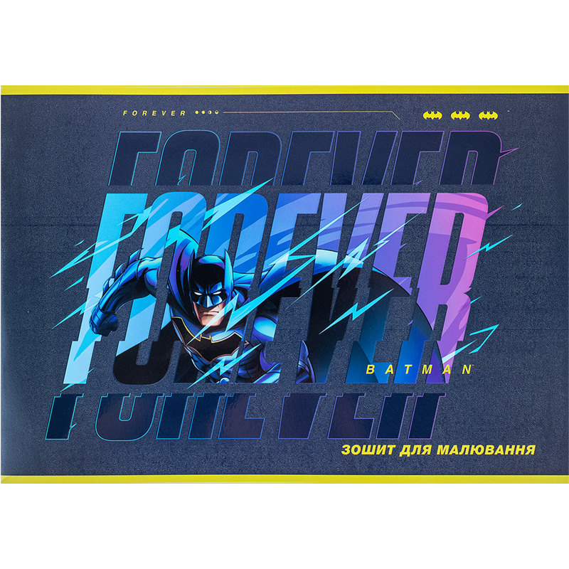Тетрадь для рисования, 24л., скоба, гибр. лак + УФ лак, «DC Comics» Kite - фото 12