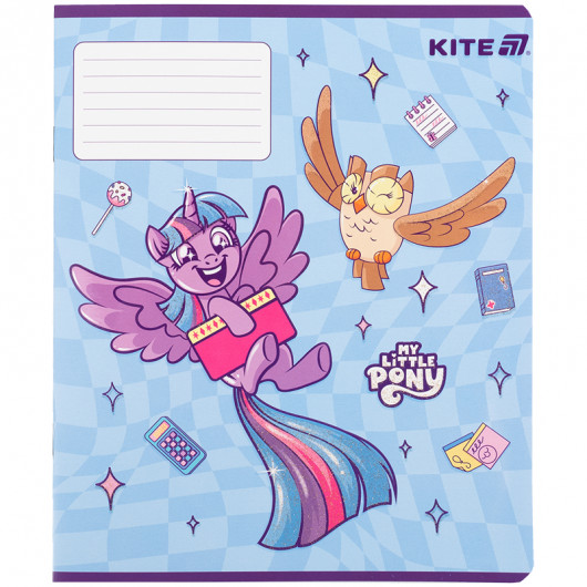 Зошит 12 арк., кл., УФ лак + глітер, Little Pony (LP25-232) Kite — фото 16
