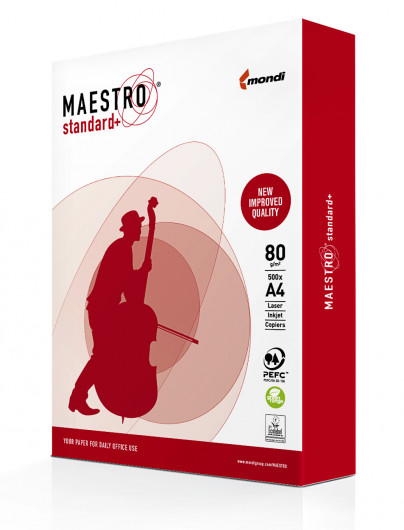 Бумага А4 80гр./м2. 500 листов Maestro Standard Plus Mondi - фото 4