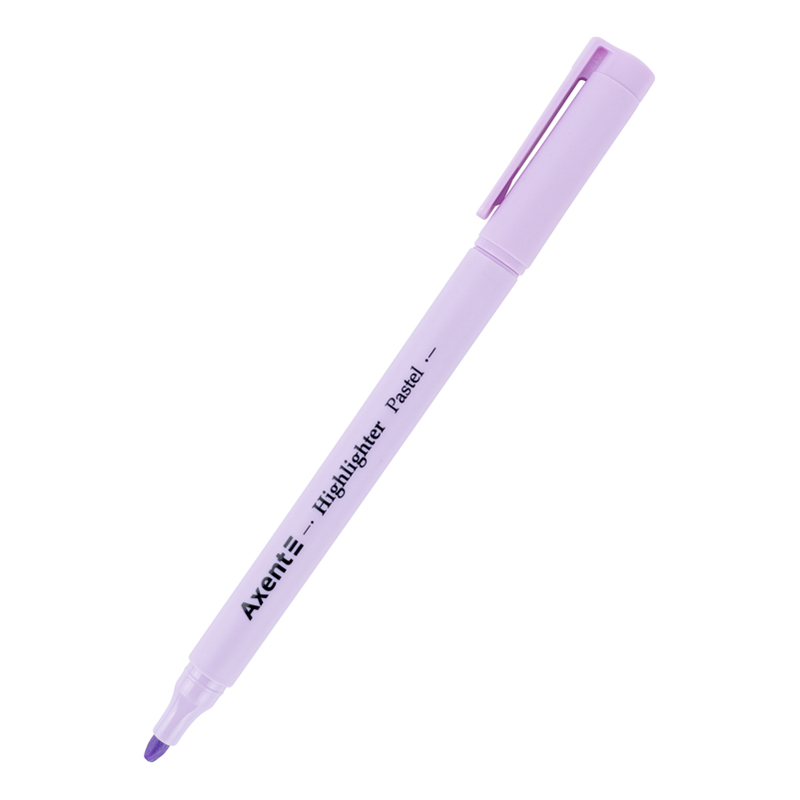 Маркер текстовый Highlighter Pastel 2533-A, 2-4 мм клиноп., лавандовый Axent - фото 4