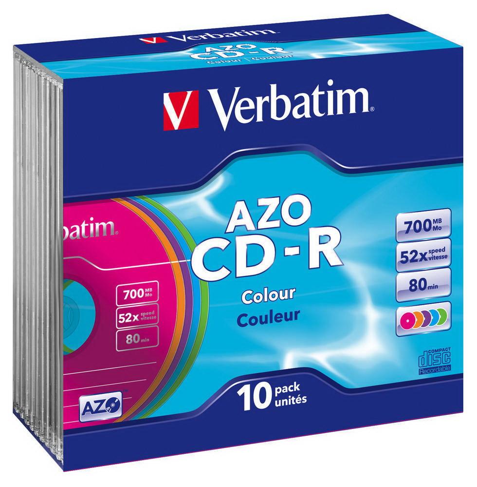 Диск CD-R 700Mb/80min 52x slim Verbatim - фото 4