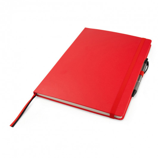 Книга записная Partner Grand, 210*295, 100 л, кл, красная Axent - фото 10