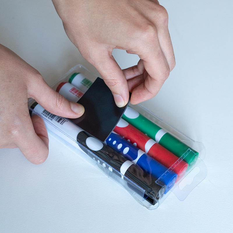 Маркер для досок Whiteboard Comfort Grip 2552-A, круглое острие 2мм., набор 4 цв. Axent - фото 7