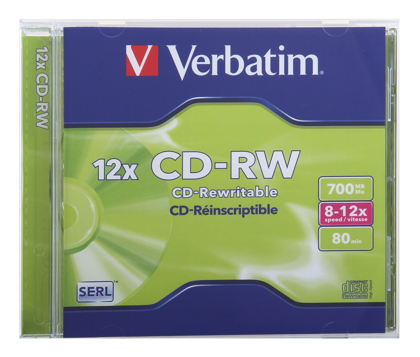 Диск CD-RW 700Mb/80min 12x slim Verbatim - фото 7