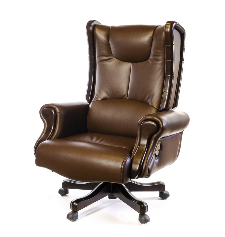 Кресло для руководителя Лигурия EX D-TILT, красн. АКЛАС - фото 4