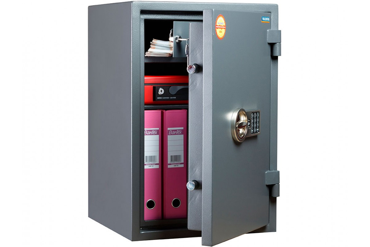 Сейф зламостійкий (655*440*430мм.) з електроним кодовим замком, 1 полиця, 1 клас, Кварцит.65T EL, те Valberg - фото 3