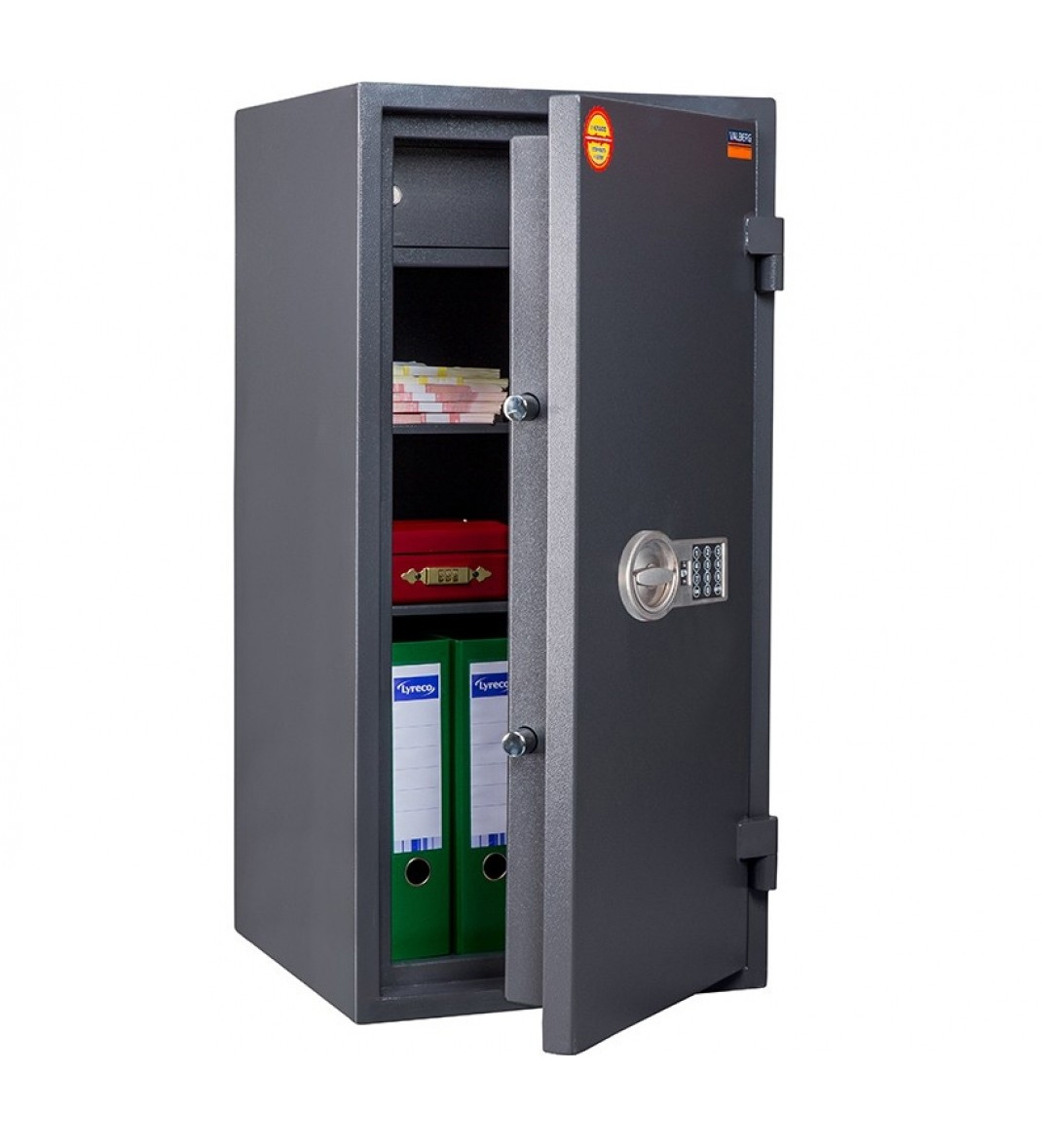 Сейф зламостійкий (930*440*430мм.) з електронним кодовим замком, 2 полиці, 1 клас, Кварцит.90T EL, г Valberg - фото 1