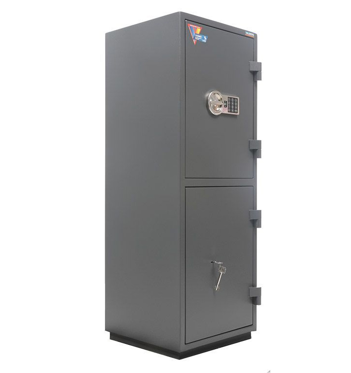 Сейф взломостойкий (930*440*430мм.) элек/код.+ ключевой замок, 2 полки, 1 класс, Кварцит 90T/2 EL, г Valberg - фото 3