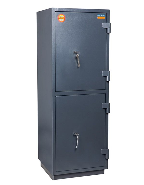 Сейф зламостійкий (1230*440*430мм.) з двома ключовимі замками, 2 полиці, 1 клас, Кварцит.120Т/2, гра Valberg - фото 2