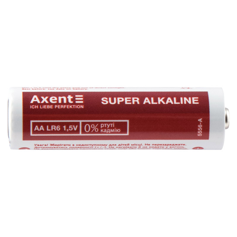 Батарейка LR6 (AA) Alkaline, 4шт./уп. 5556-A Axent - фото 3