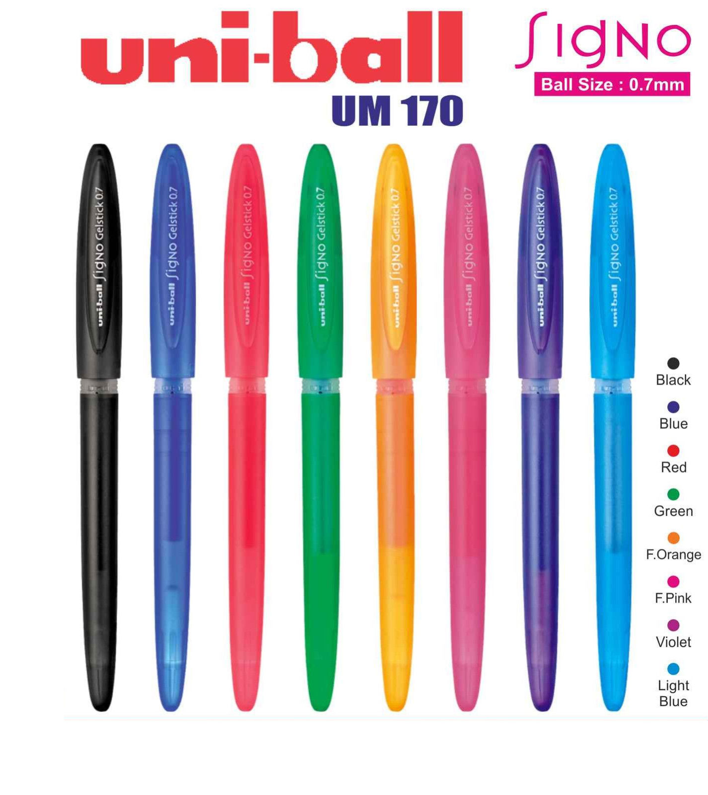 Гелевая ручка Uni-ball Signo Gelstick, 0,7мм., корпус зелен., стержень зелен. Uni - фото 6