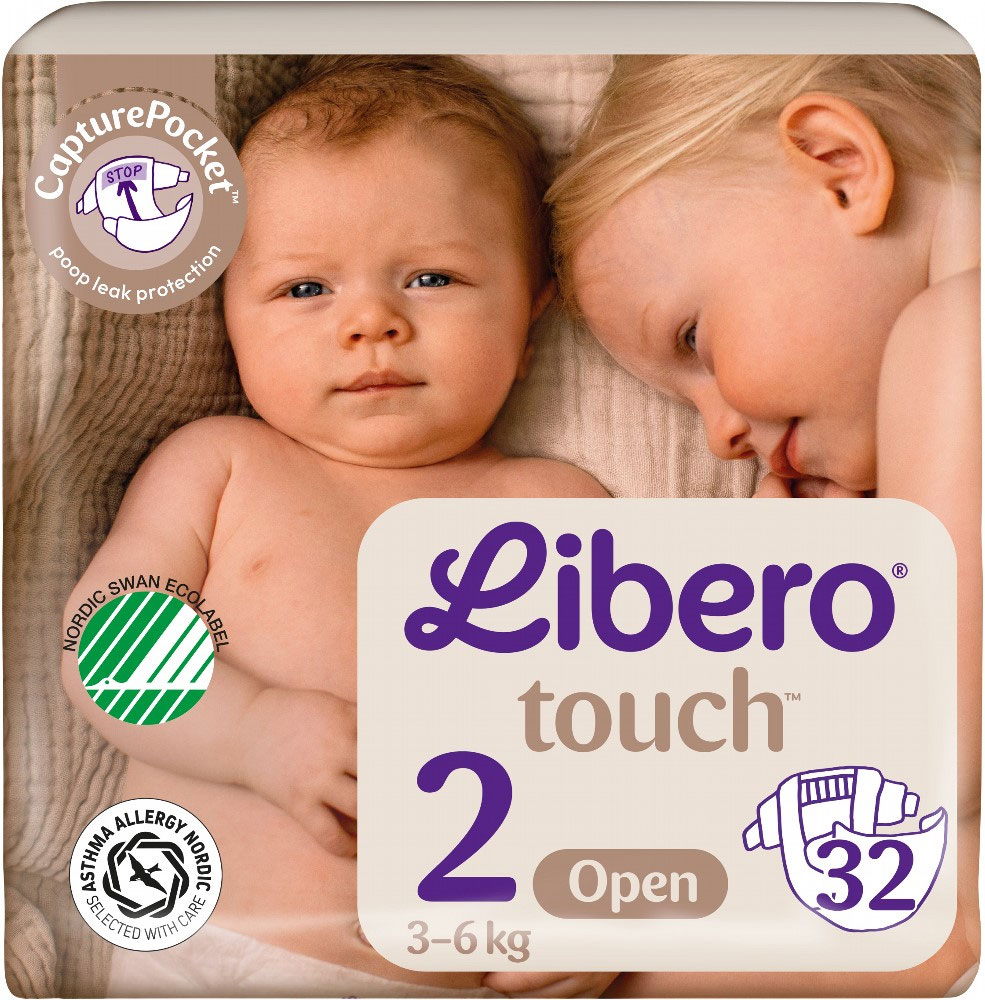 Подгузники детские Libero Touch 2 (3-6 кг), 32шт/уп. (7322541070315) Libero - фото 2