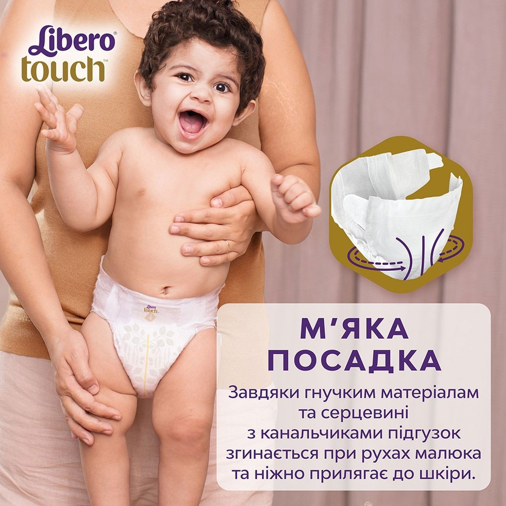 Подгузники детские Libero Touch 2 (3-6 кг), 32шт/уп. (7322541070315) Libero - фото 5