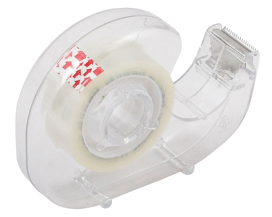 Клейка стрічка 18мм.*20м. в диспенсері, прозор. BuroMax - фото 1