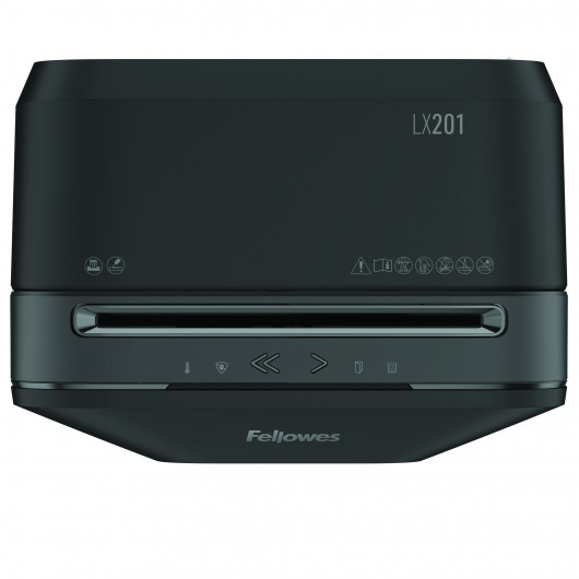 Уничтожитель документов LX201 black, 12 лист., секр. P-5, фрагменты 2*12мм., корзина 22л. FELLOWES - фото 3