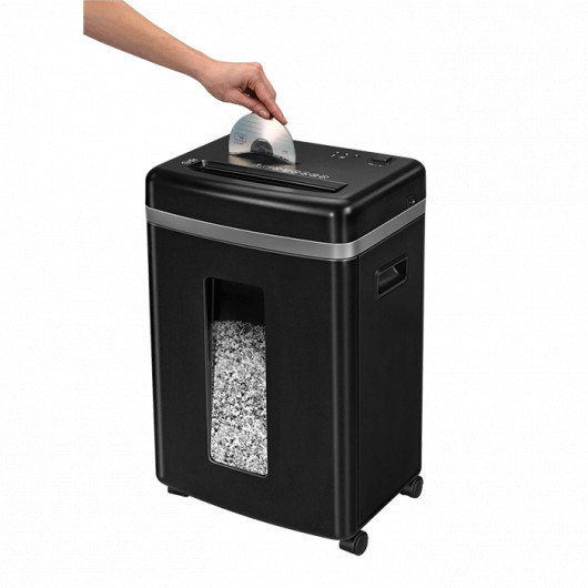 Уничтожитель документов Microshred 450M, 9 лист., фрагменты 2*12мм., корзина 22л. FELLOWES - фото 2